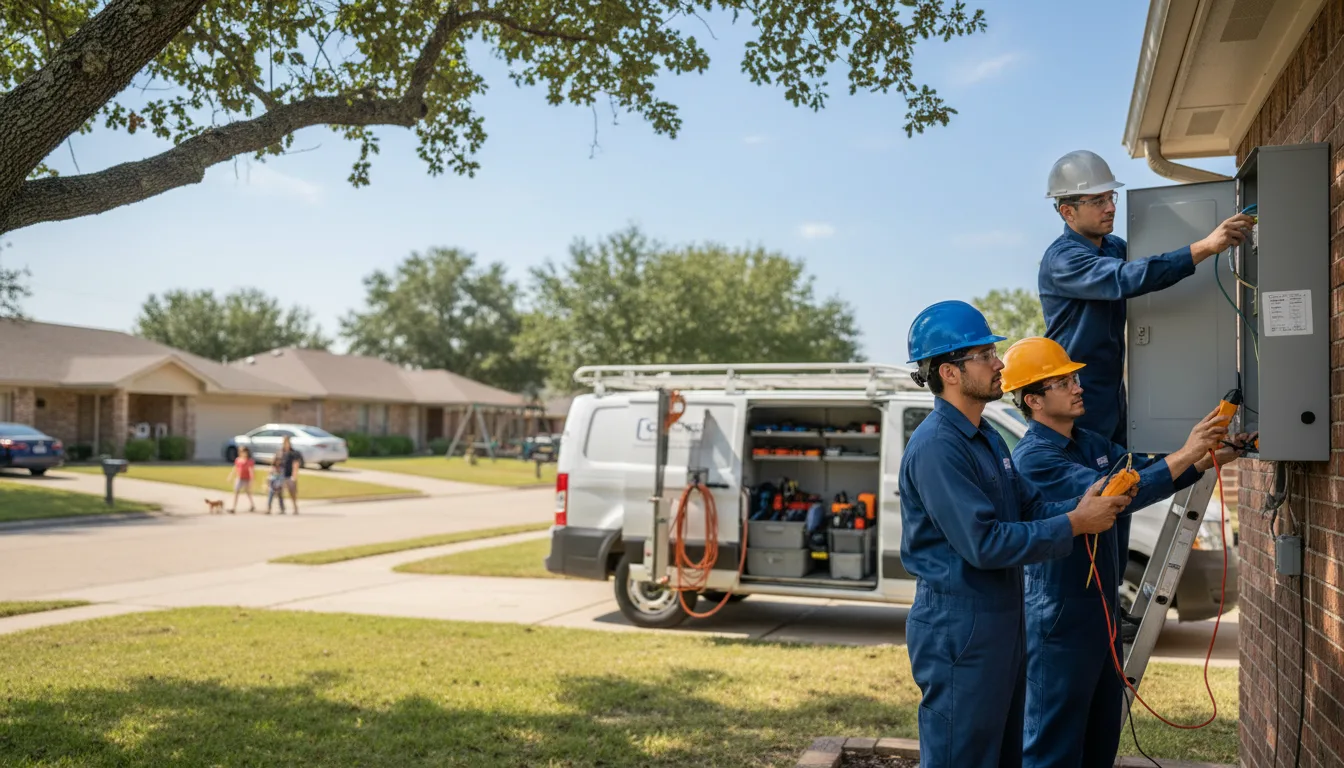 Certified electrician providing emergency electrical services in Bland, VA